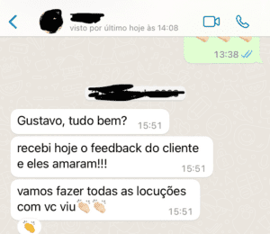 Narração para vídeos institucionais - Depoimento de outro cliente.